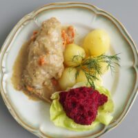 Pieczeń dzik na dziko Słoneczne tarasy Grybów