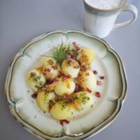 ziemniaki słoneczne tarasy grybów